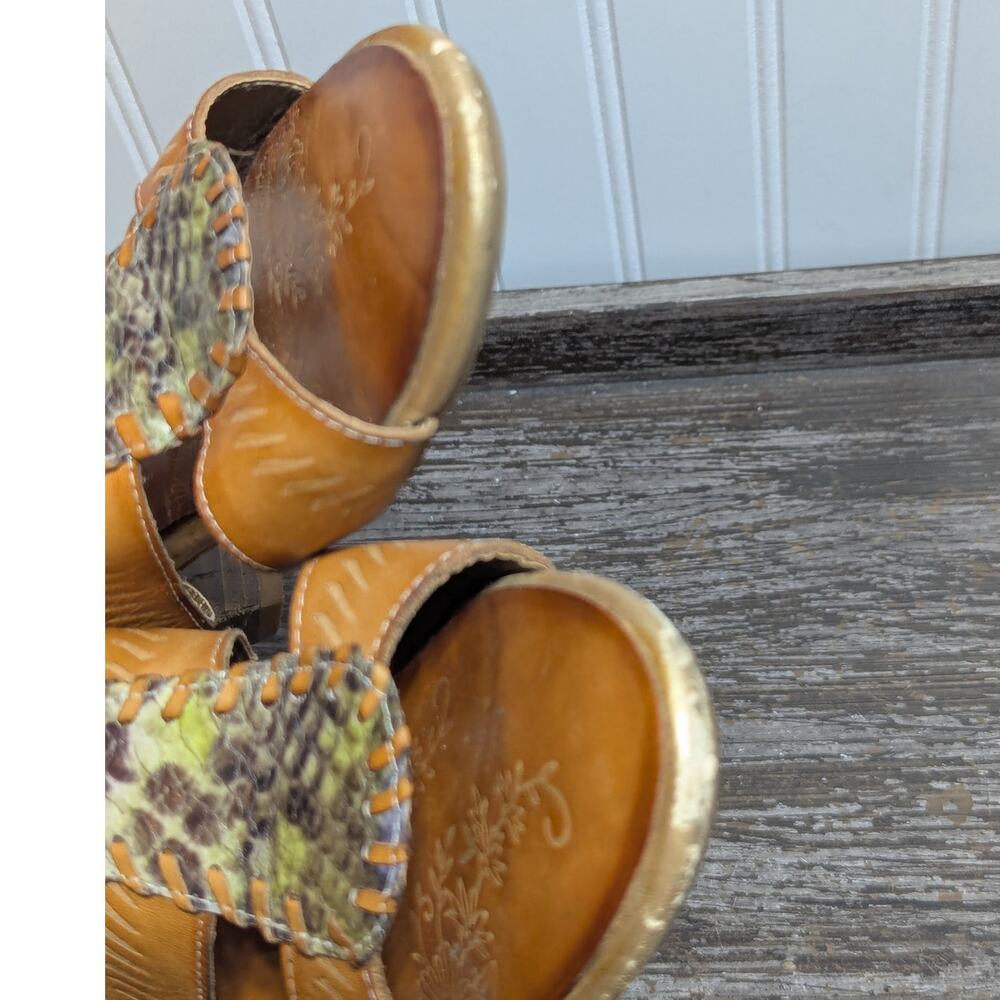 Spring Step Women's Quest Tan Multicolor Leather … - image 5